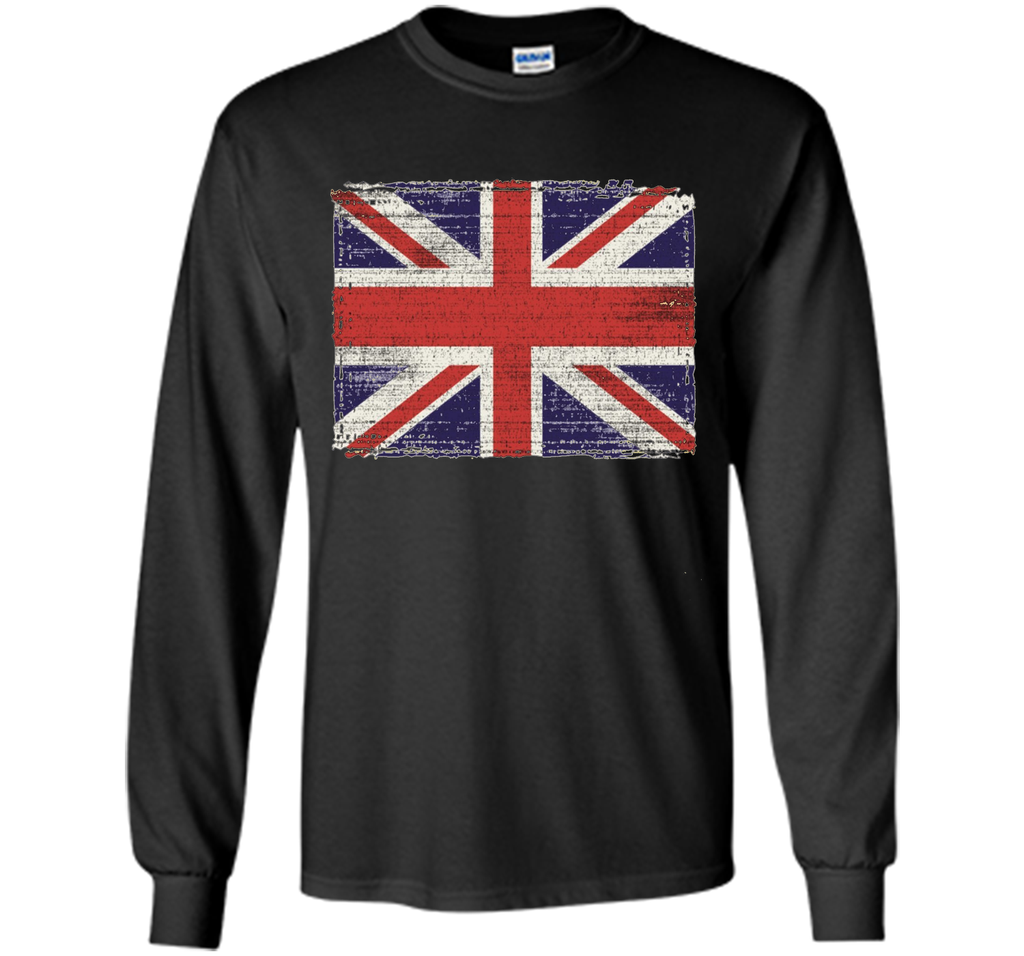 Union Jack T-shirt Vintage UK Flag Tee British Retro Flag