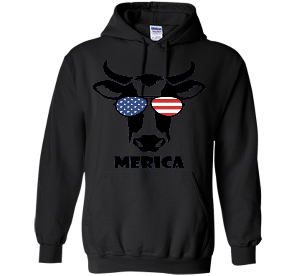 Merica Memorial Day Cow T-Shirt