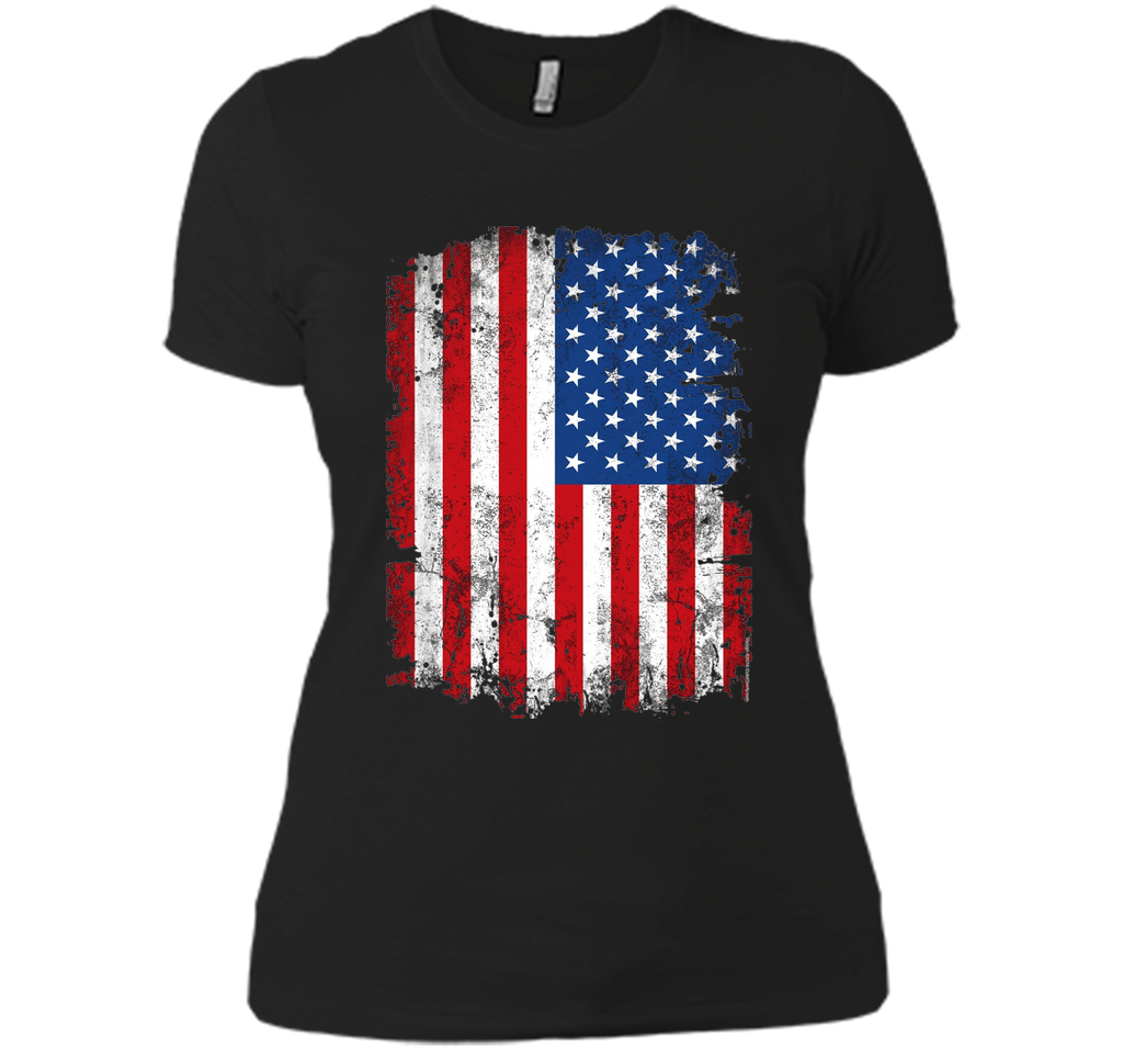 Vintage Patriotic American Flag 4th of July Family T-Shirt