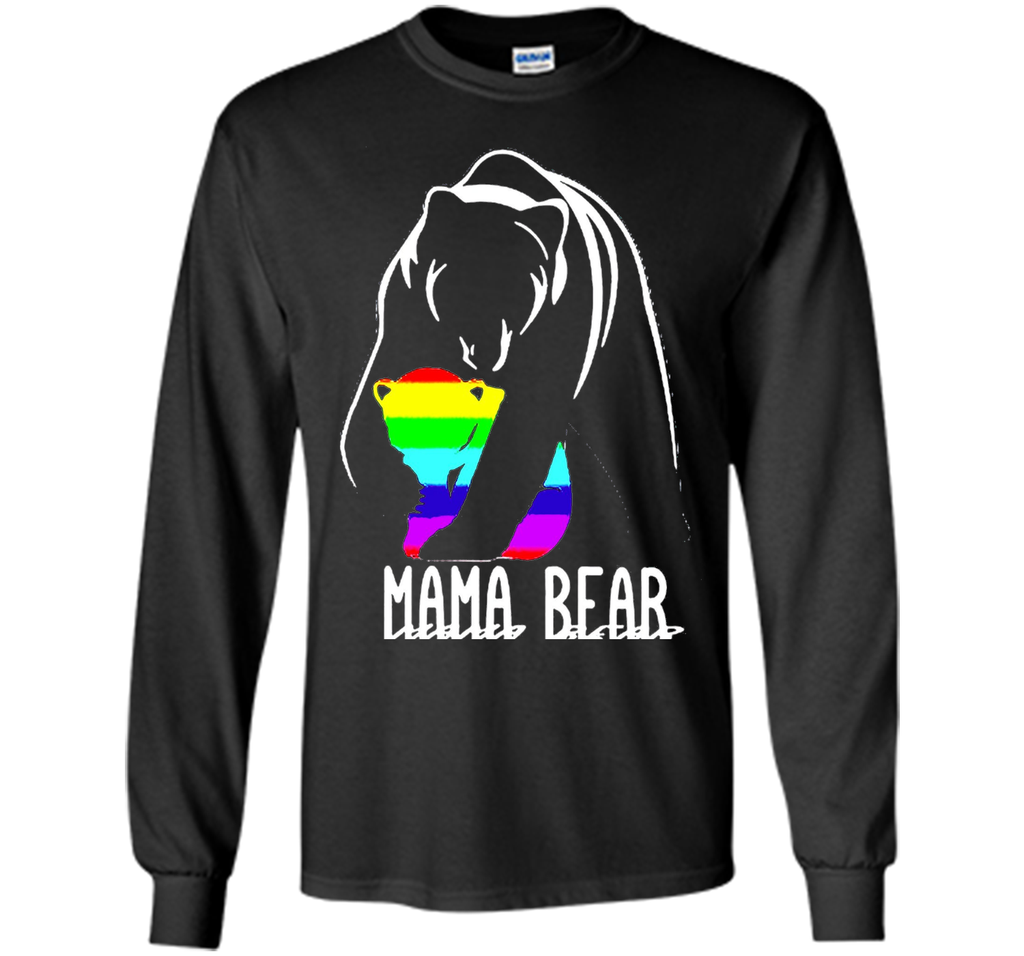 mama nana mum bears gay pride lgbt love rainbow t shirt