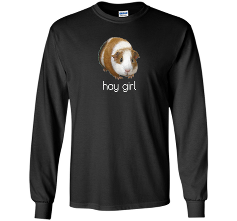 HAY GIRL HEY GIRL FUN GUINEA PIG T SHIRT
